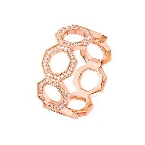 Dibla Turath Diamond Rose Gold Band