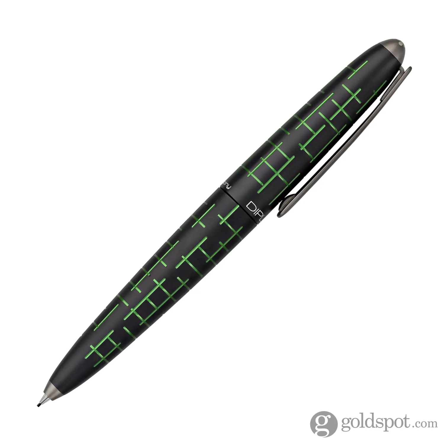 Diplomat Elox Matrix Mechanical Pencil in Ring Black/Green - .7mm