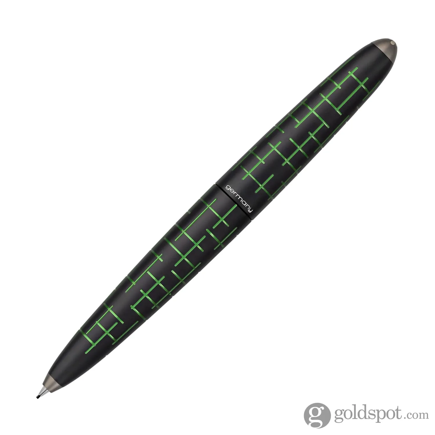 Diplomat Elox Matrix Mechanical Pencil in Ring Black/Green - .7mm