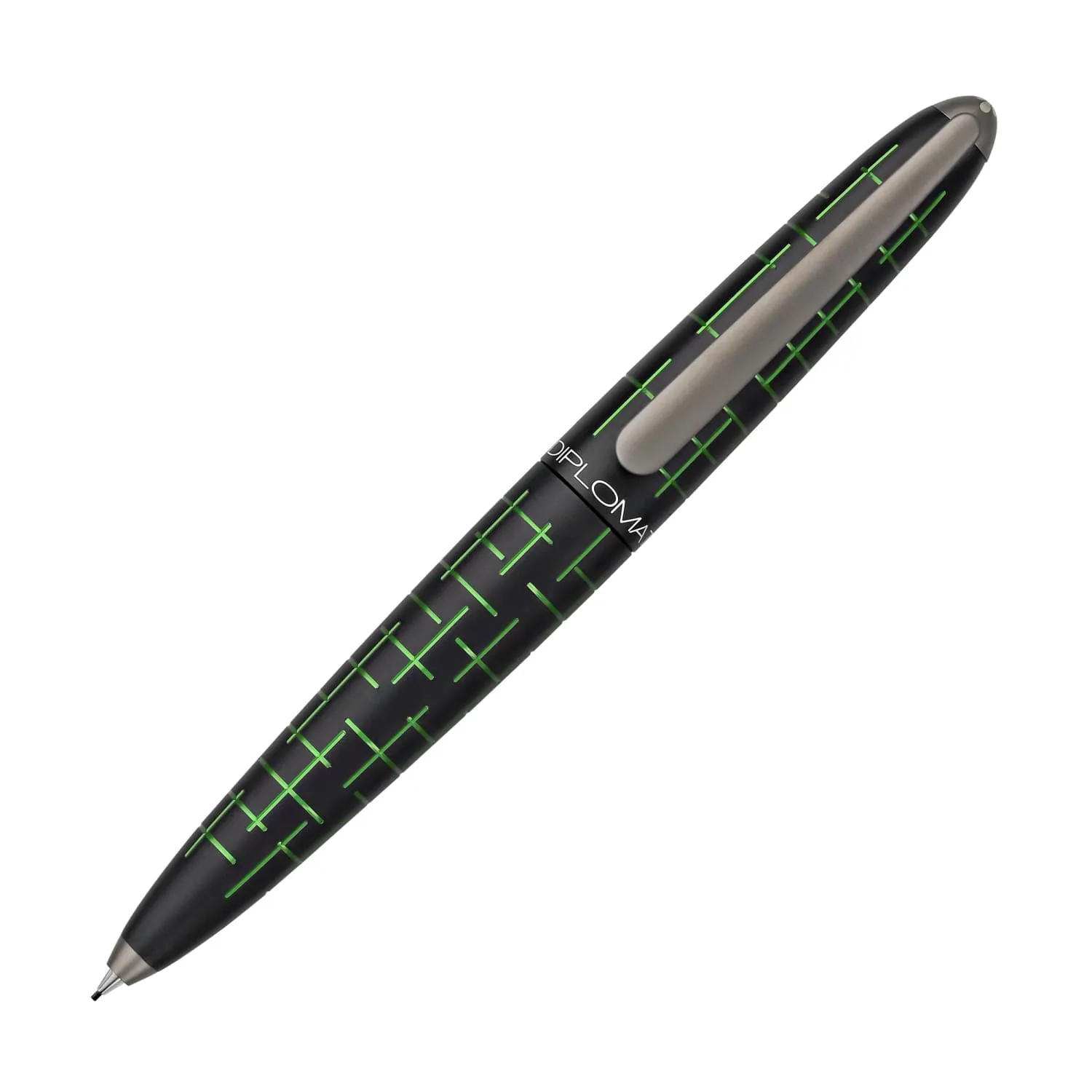 Diplomat Elox Matrix Mechanical Pencil in Ring Black/Green - .7mm