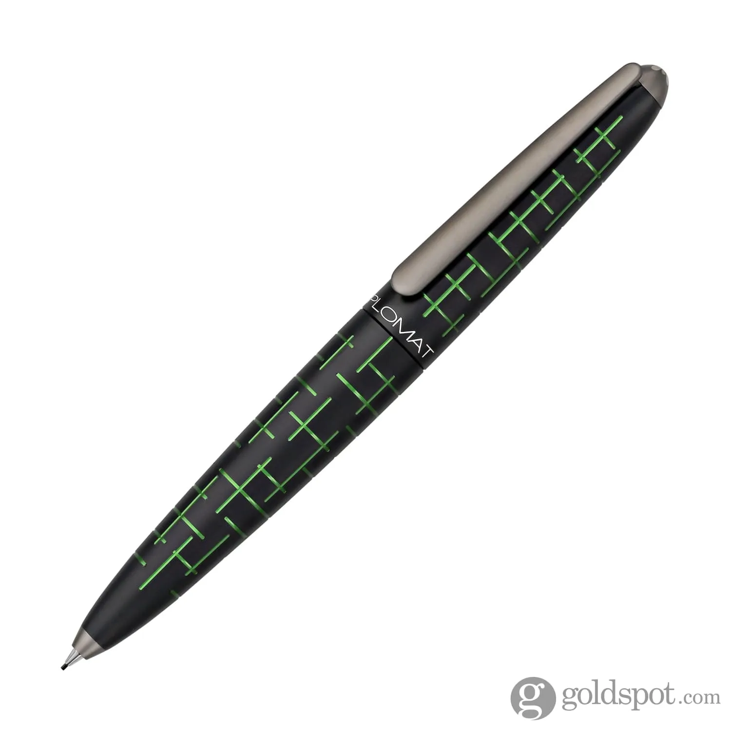 Diplomat Elox Matrix Mechanical Pencil in Ring Black/Green - .7mm