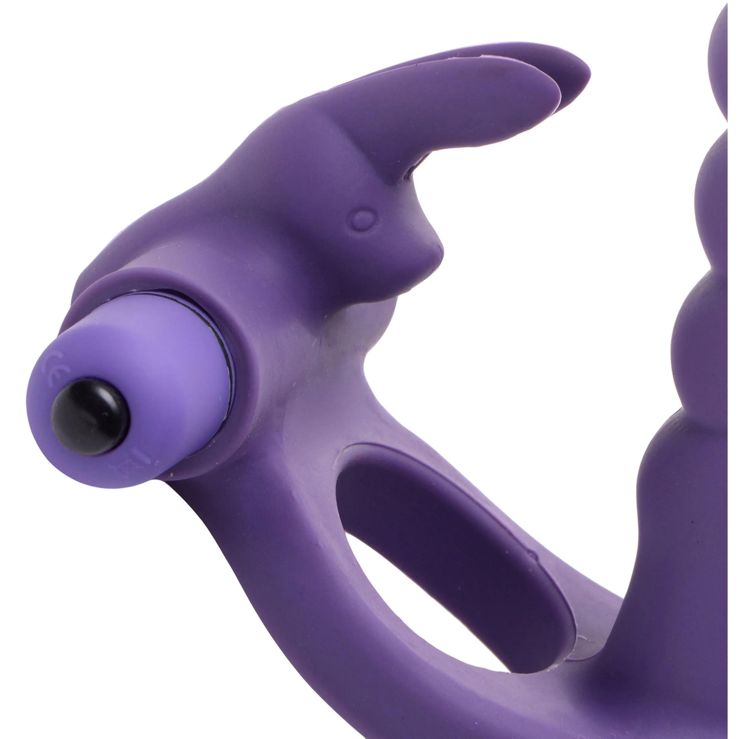 Double Delight Dual Insertion Vibrating Rabbit Cock Ring