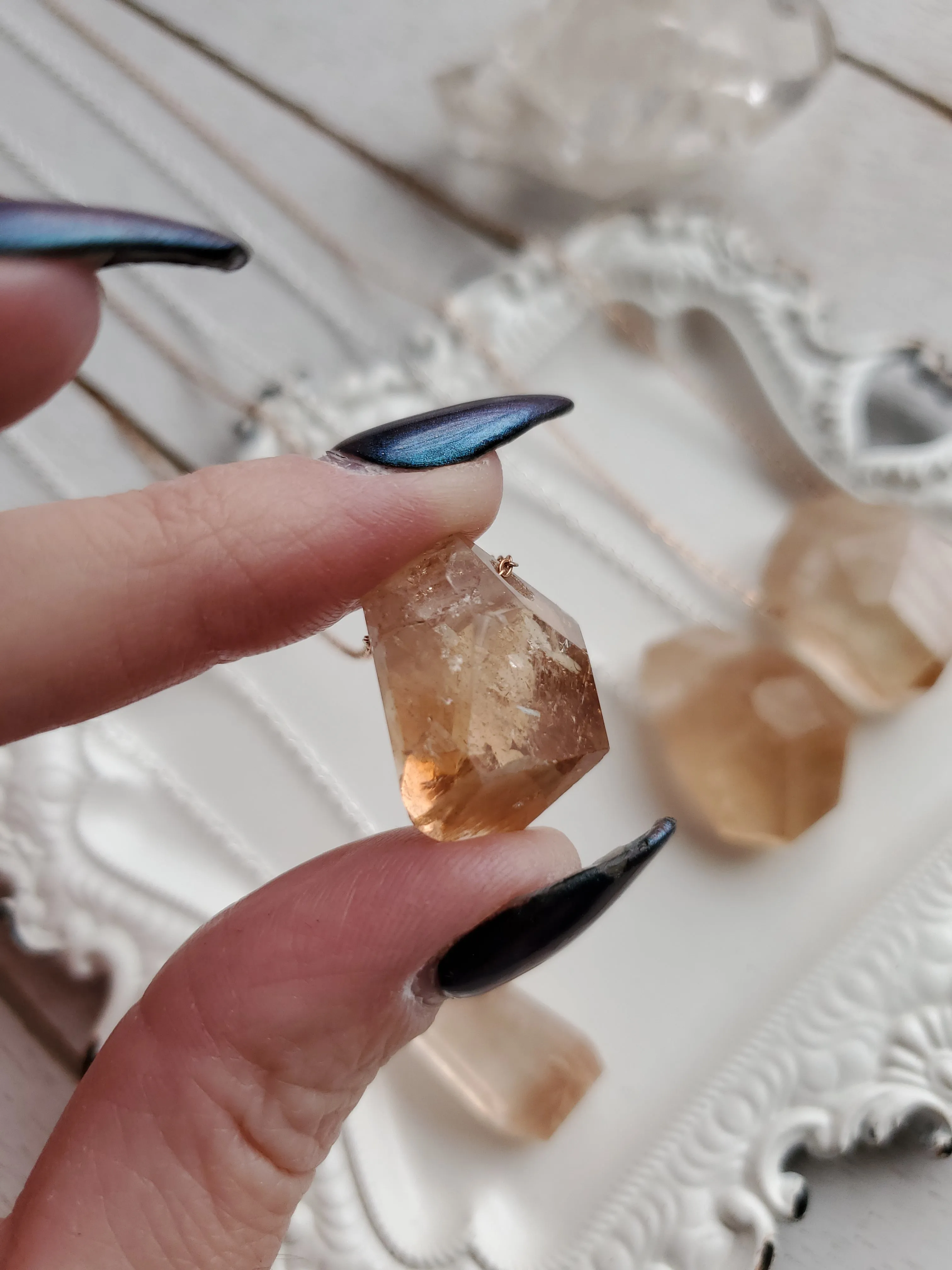 Dreamy AAA Simple Topaz Pendant