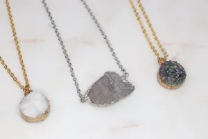 Druzy Necklaces