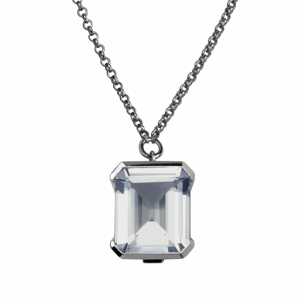 ELLE™ EMERALD CUT C.Z PENDANT
