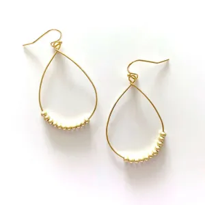 Erin Gray - Aster Beaded Earring in Gold