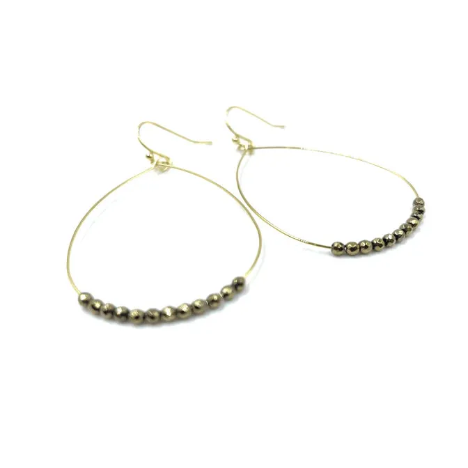 Erin Gray - Aster Earring in Pyrite