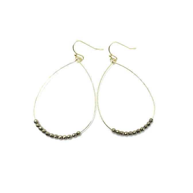 Erin Gray - Aster Earring in Pyrite