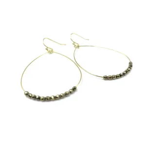 Erin Gray - Aster Earring in Pyrite