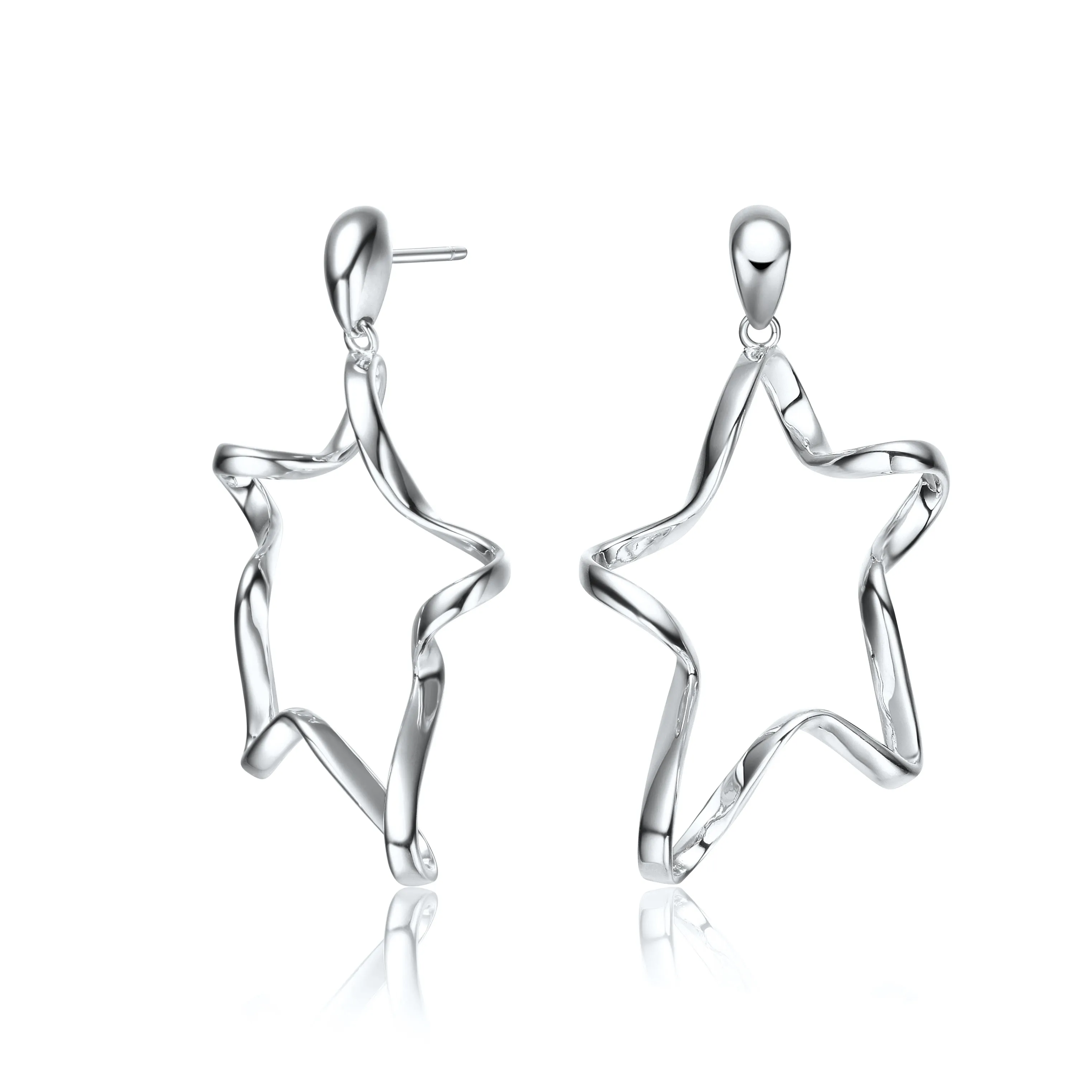 Estelle Star Ribbon Swirl Earring