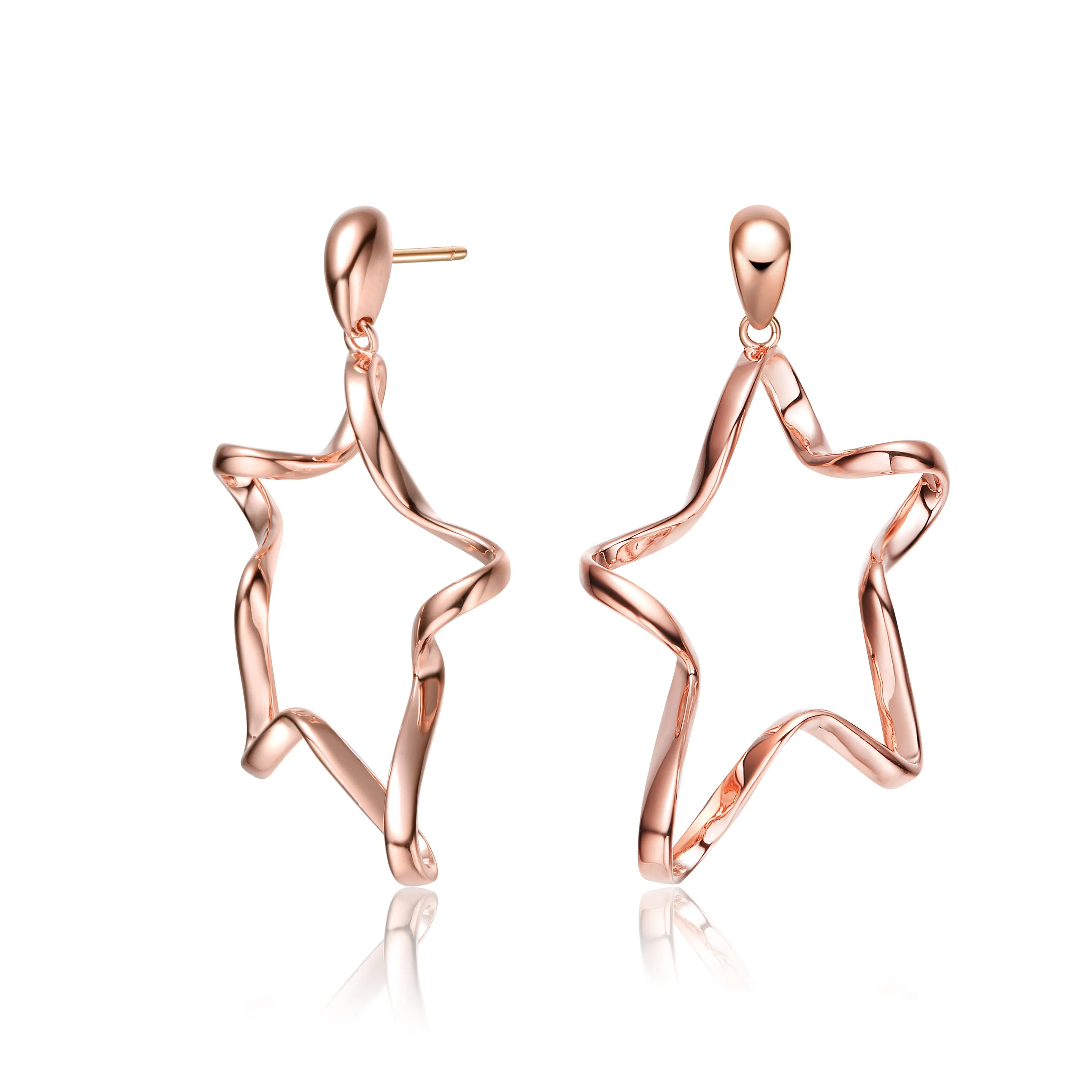 Estelle Star Ribbon Swirl Earring