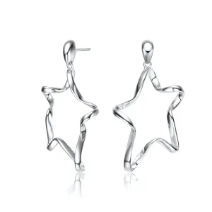 Estelle Star Ribbon Swirl Earring