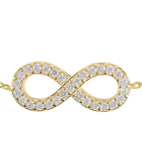 Eternity Infinity Bracelet Gold