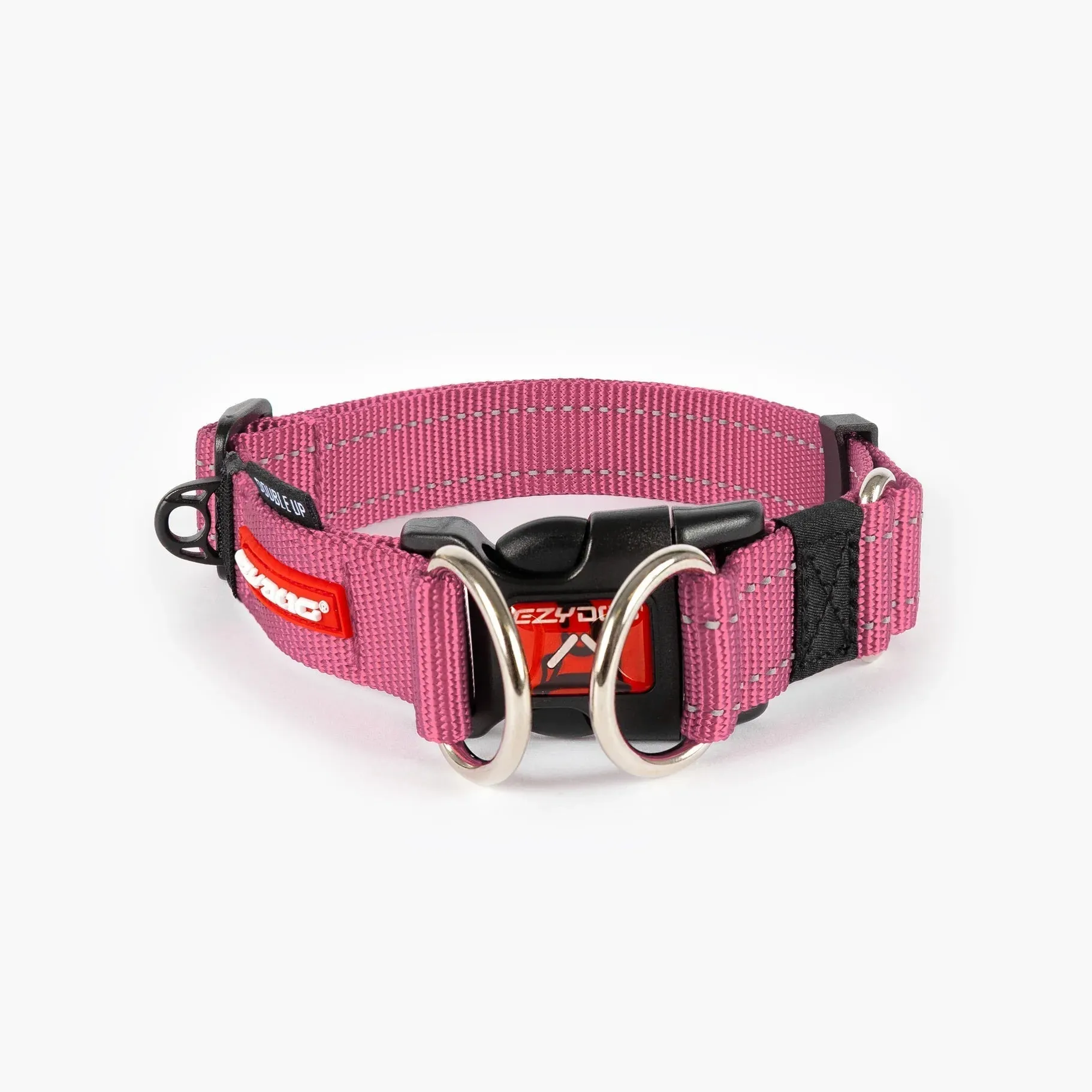 EzyDog Double Up Dog Collar Pink Large^^^