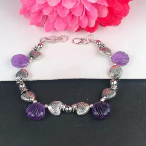 Fantastic Purple Amethyst Healing Bracelet  Adjustable