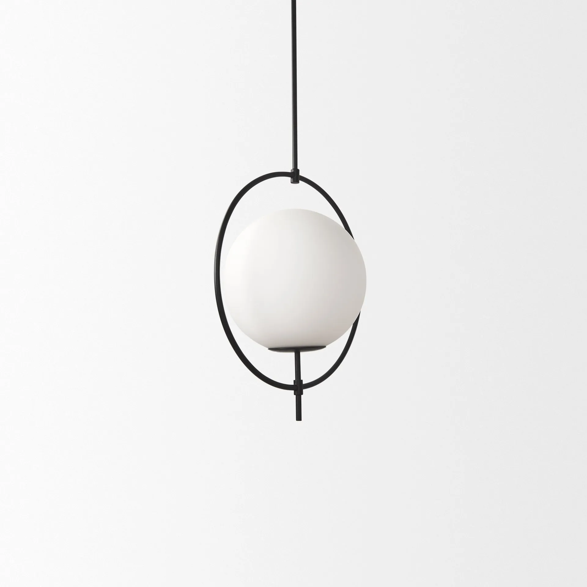 Farrah Pendant Light Matte Black Metal