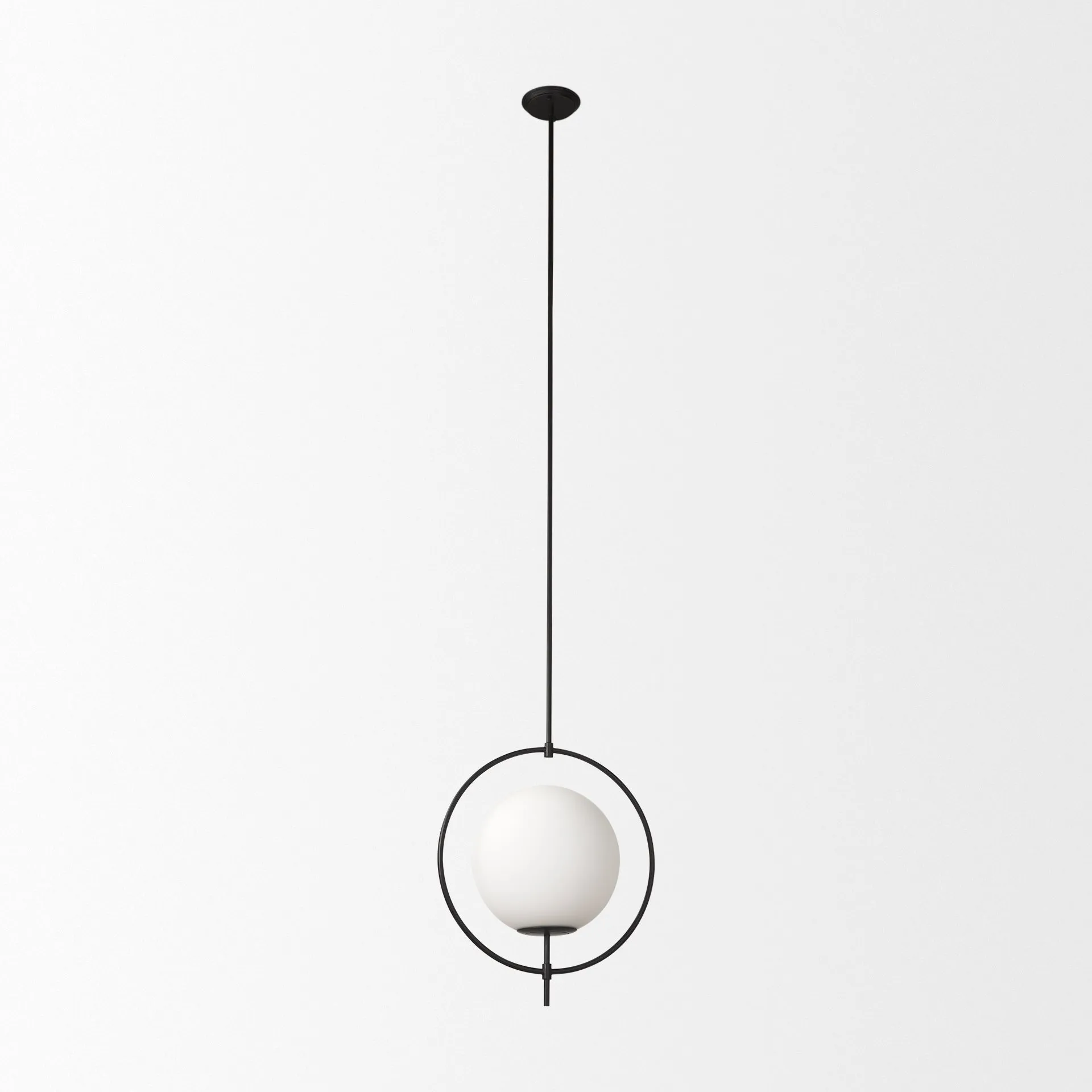 Farrah Pendant Light Matte Black Metal