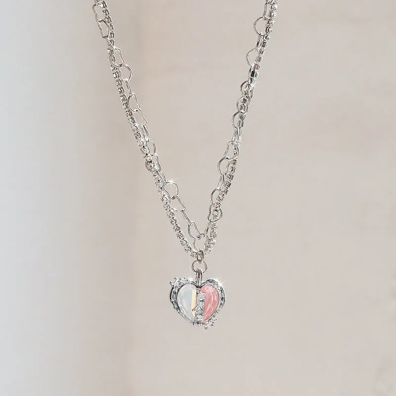 Fashion Temperament Flower Pearl Necklaces Simple Creative Round Hollow Collar Choker Necklaces for Women
