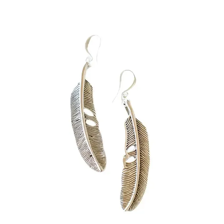 Feather Alloy Earrings
