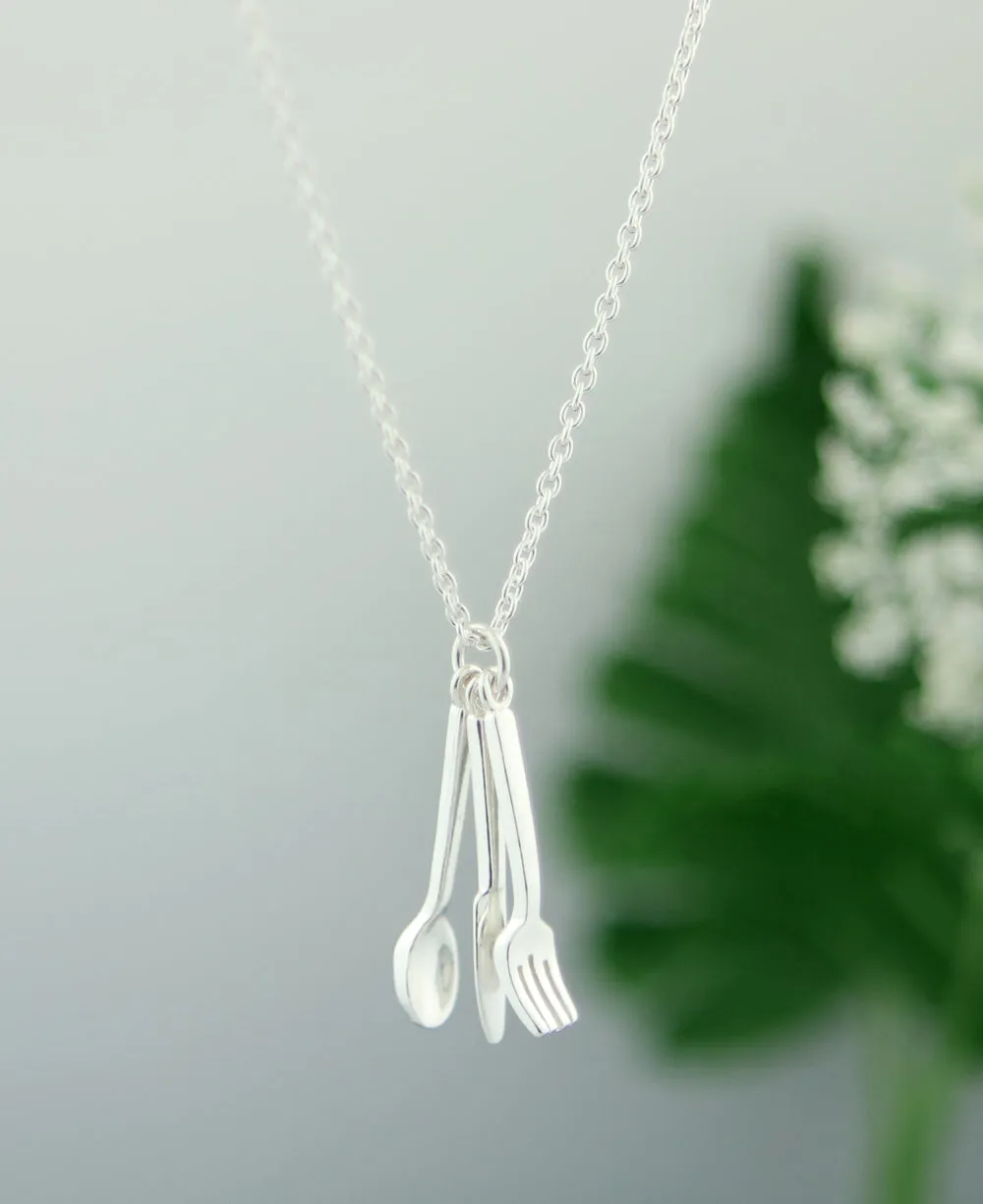 Feed The Soul Sterling Silver Necklace
