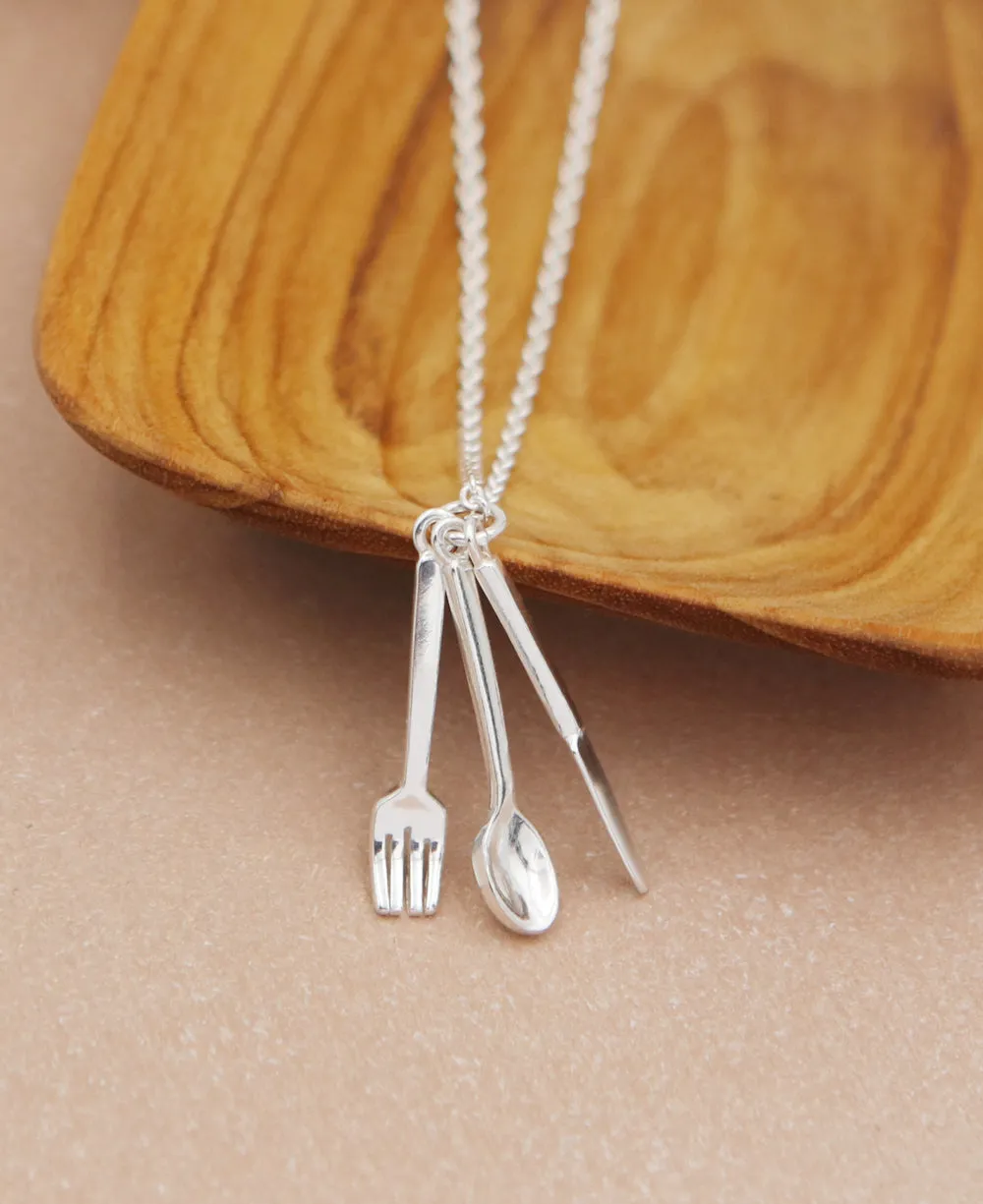 Feed The Soul Sterling Silver Necklace