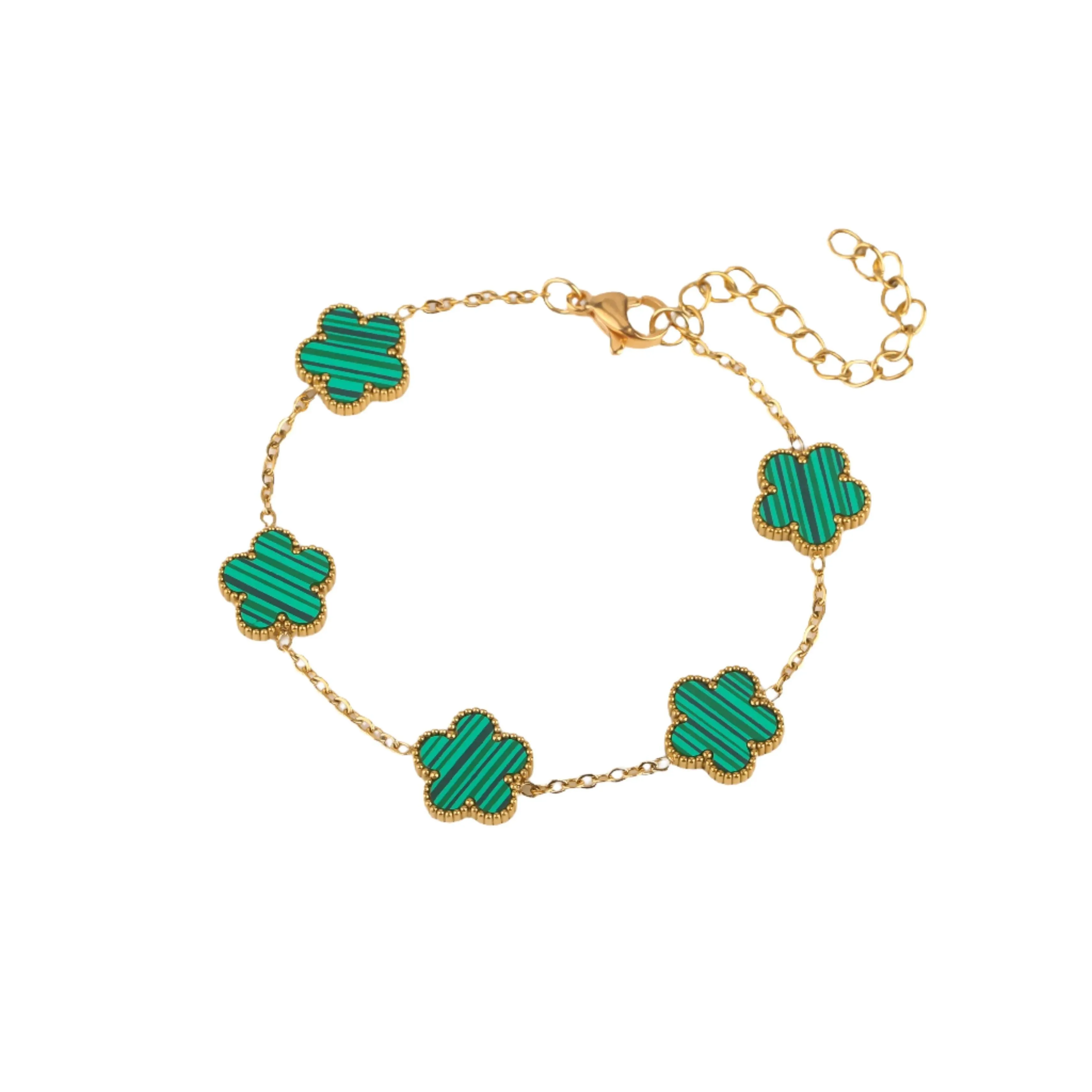 Five-Leaf Petal Flower Jewelry, Earrings, Necklace, and Bracelets, Acrylic & Stainless Steel, Waterproof, Anti-Allergic