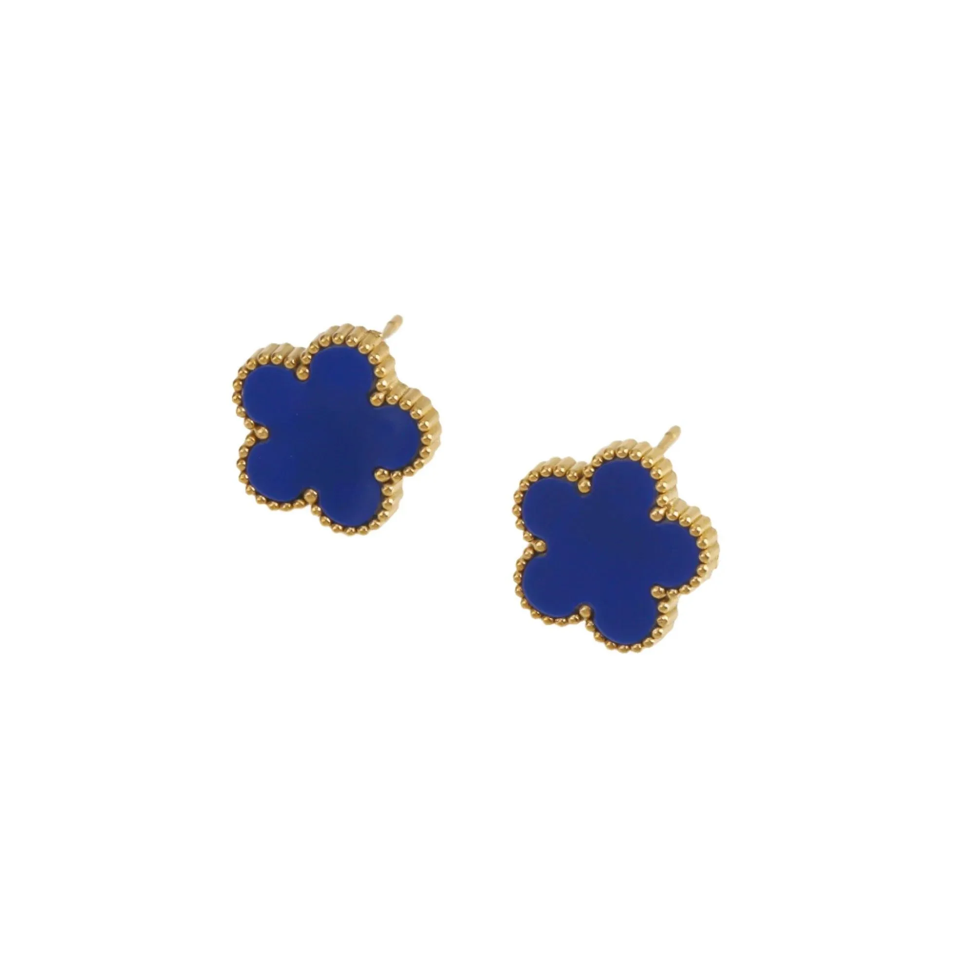Five-Leaf Petal Flower Jewelry, Earrings, Necklace, and Bracelets, Acrylic & Stainless Steel, Waterproof, Anti-Allergic