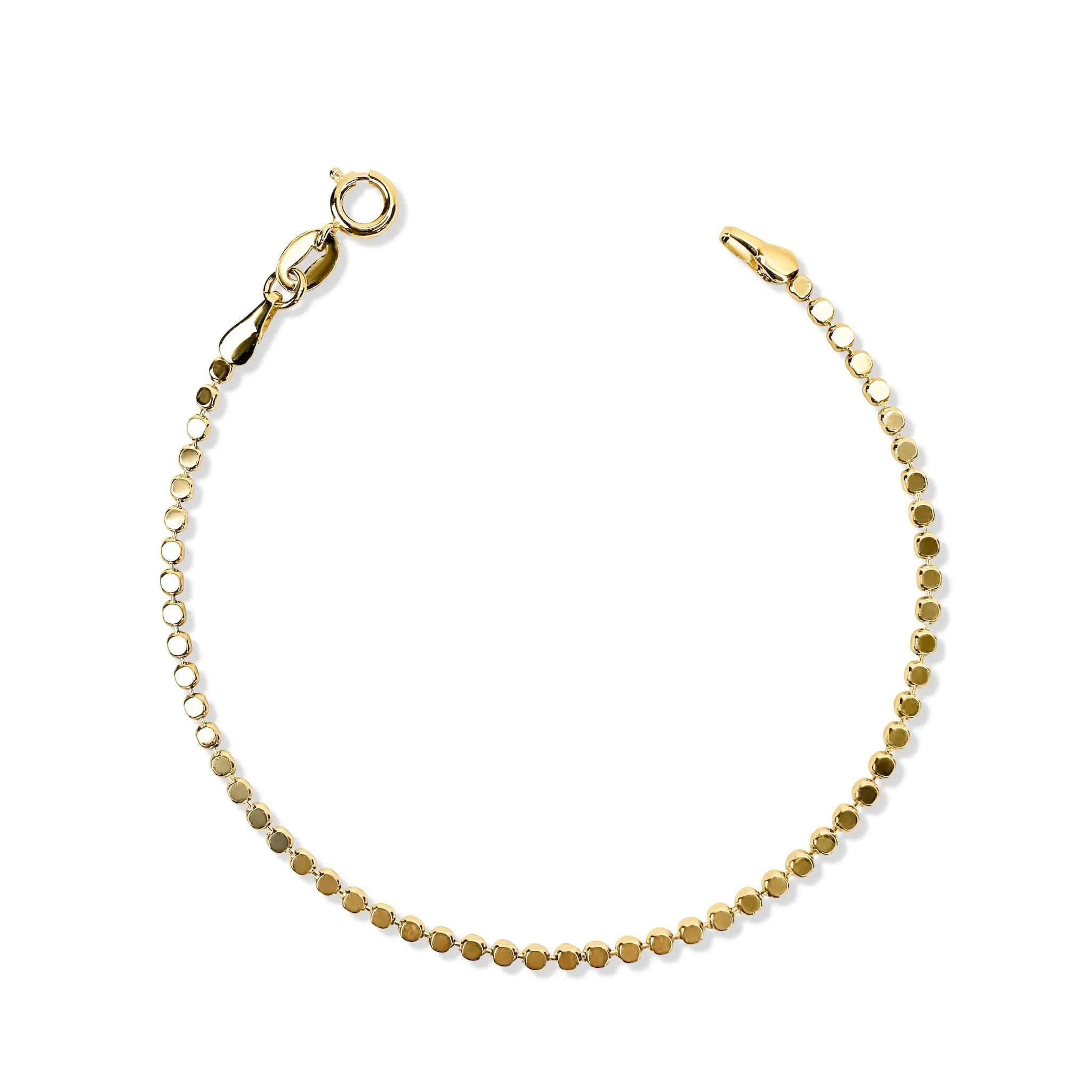 Flat Ball Chain Bracelet