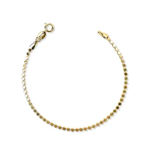 Flat Ball Chain Bracelet