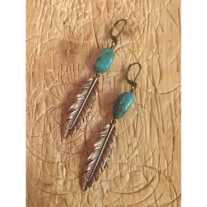 Free Spirit Feather Earrings
