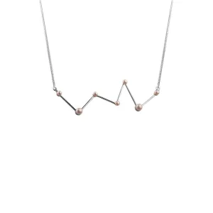 Frequence sterlling silver necklace - SILVER PLATED