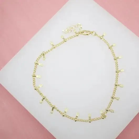 Fringe Curb Anklet Chain