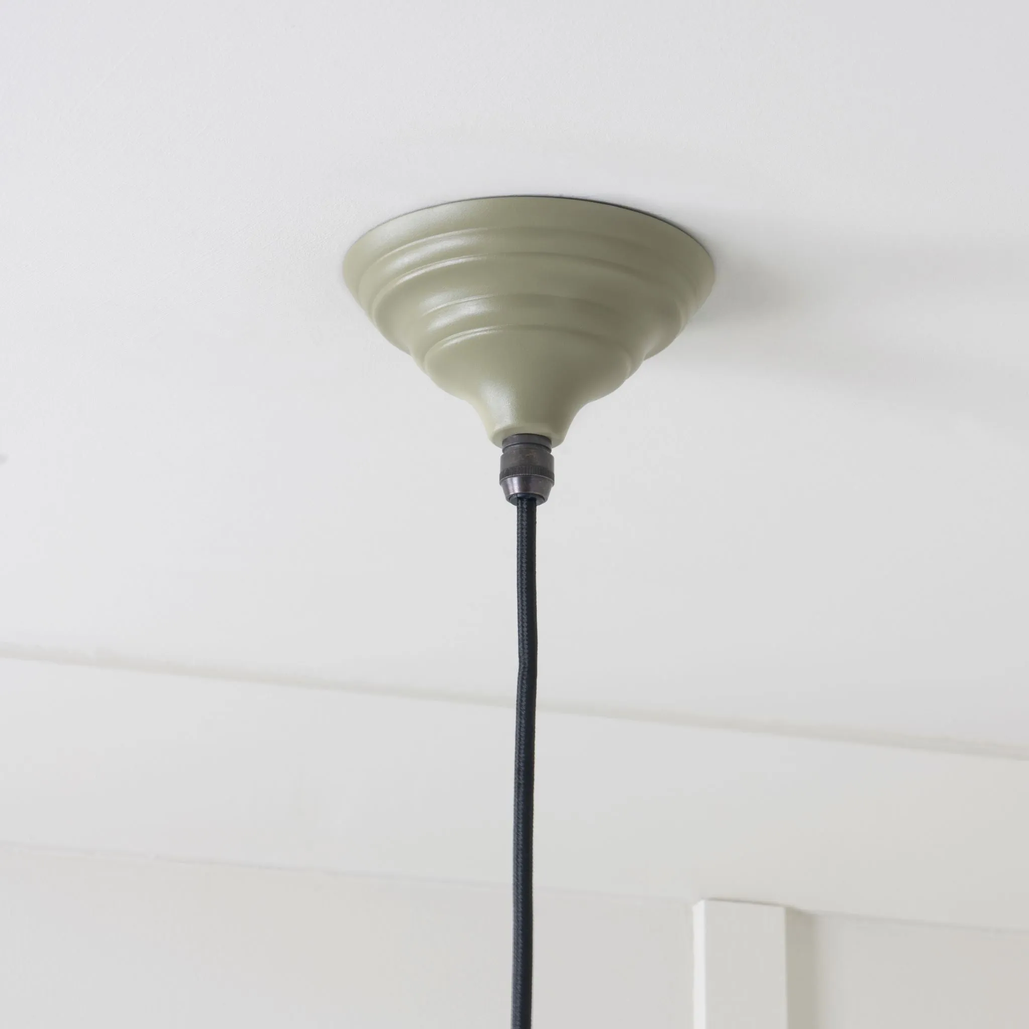 From The Anvil Hammered Nickel Hockley Pendant Light