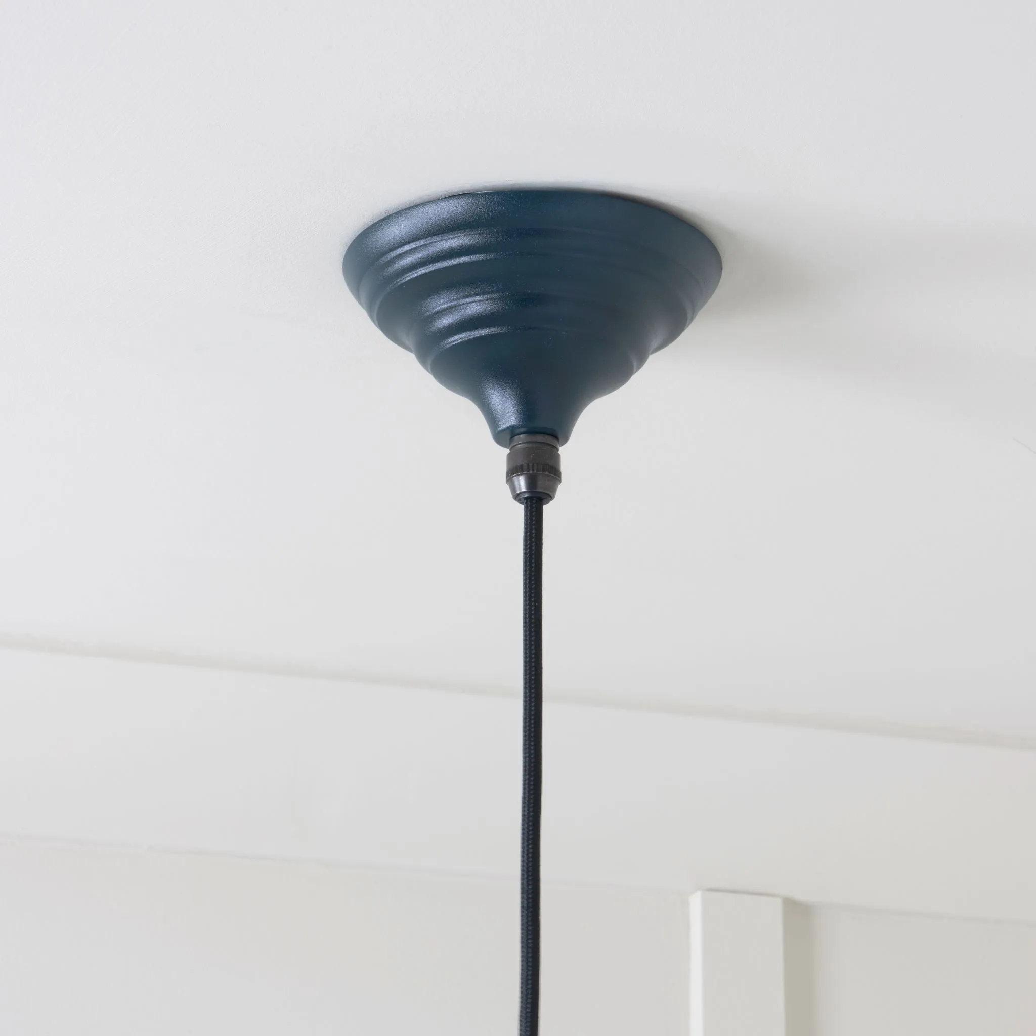 From The Anvil Hammered Nickel Hockley Pendant Light