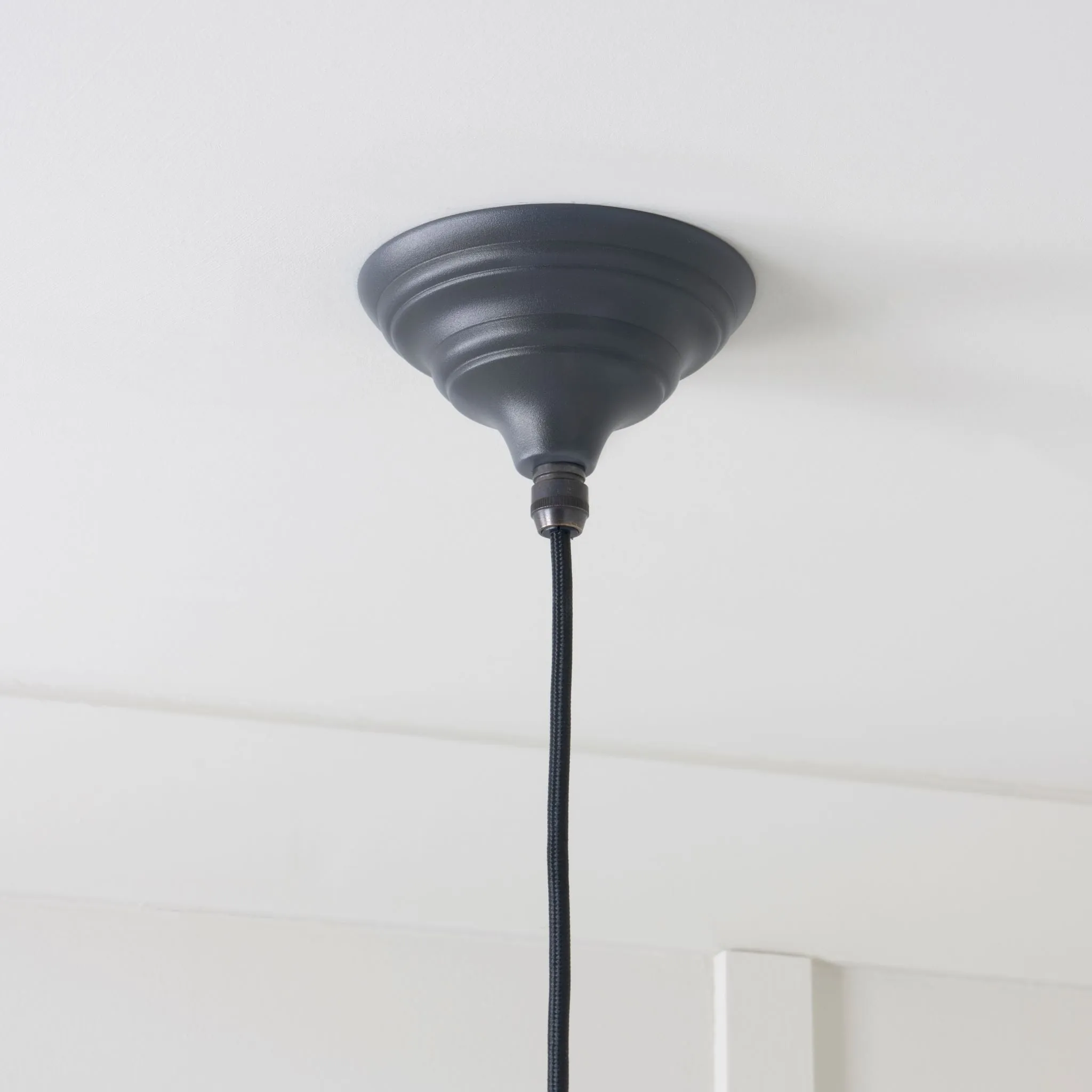 From The Anvil Hammered Nickel Hockley Pendant Light