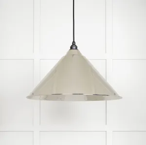 From The Anvil Hammered Nickel Hockley Pendant Light