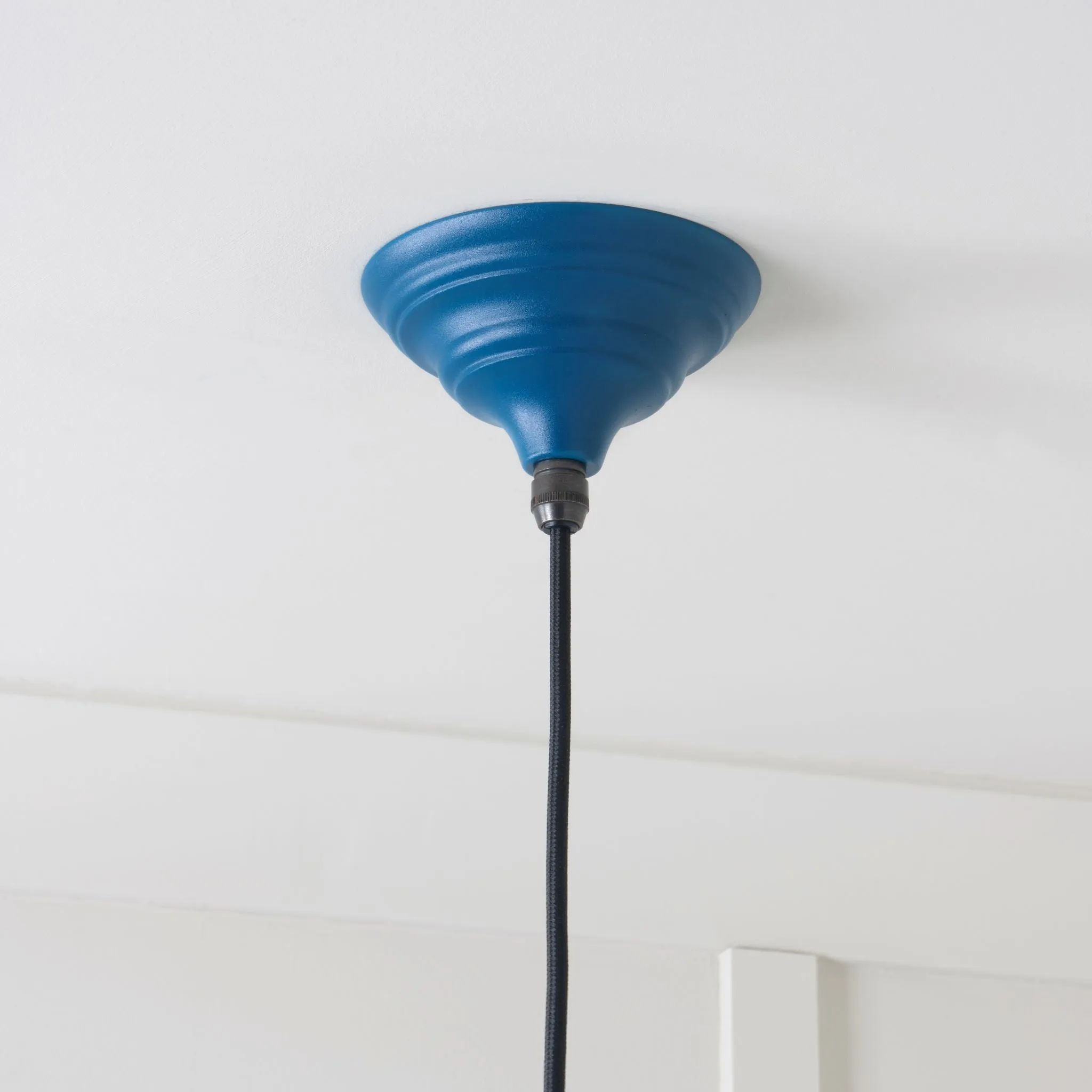 From The Anvil Hammered Nickel Hockley Pendant Light