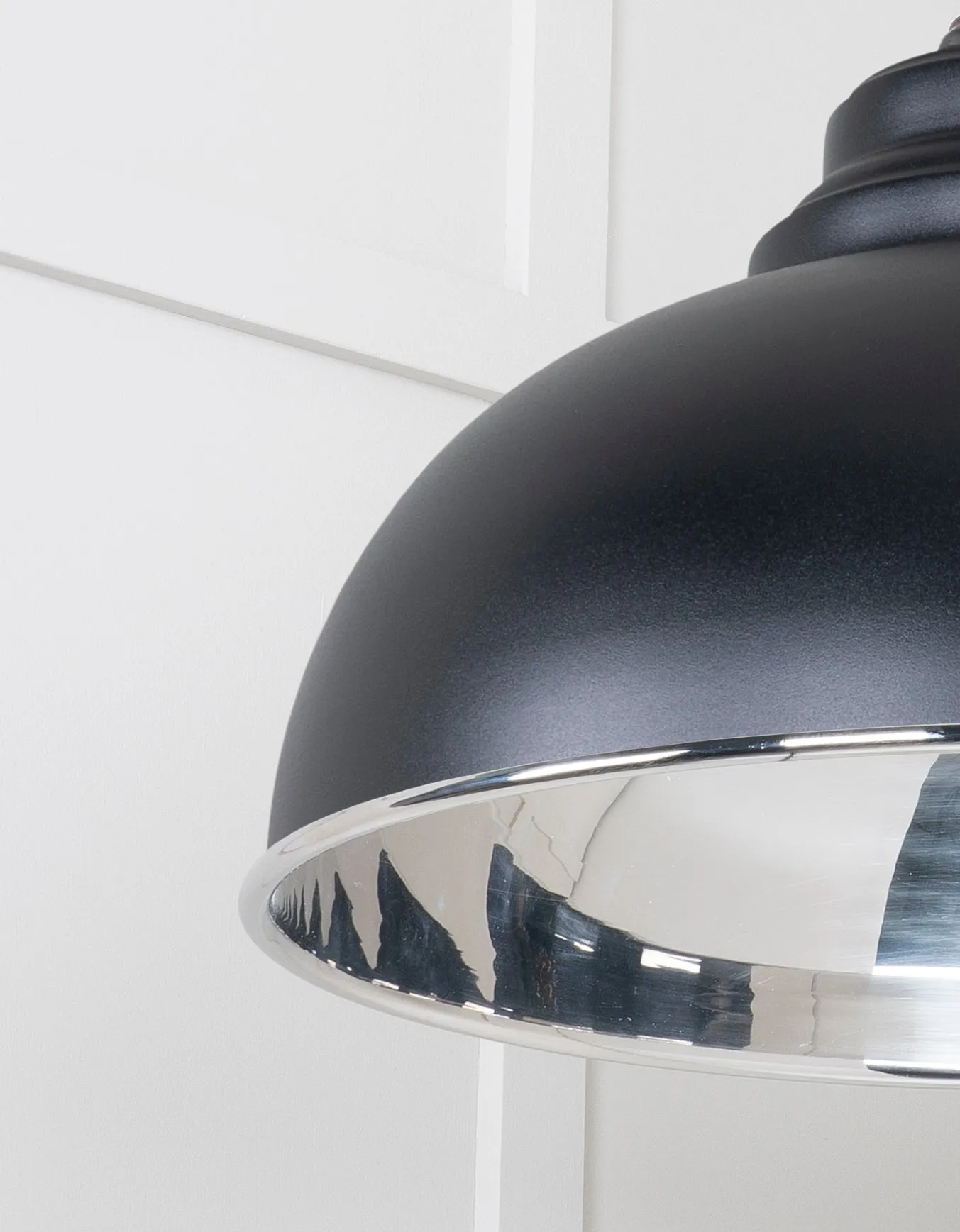 From The Anvil Smooth Nickel Harborne Pendant Light