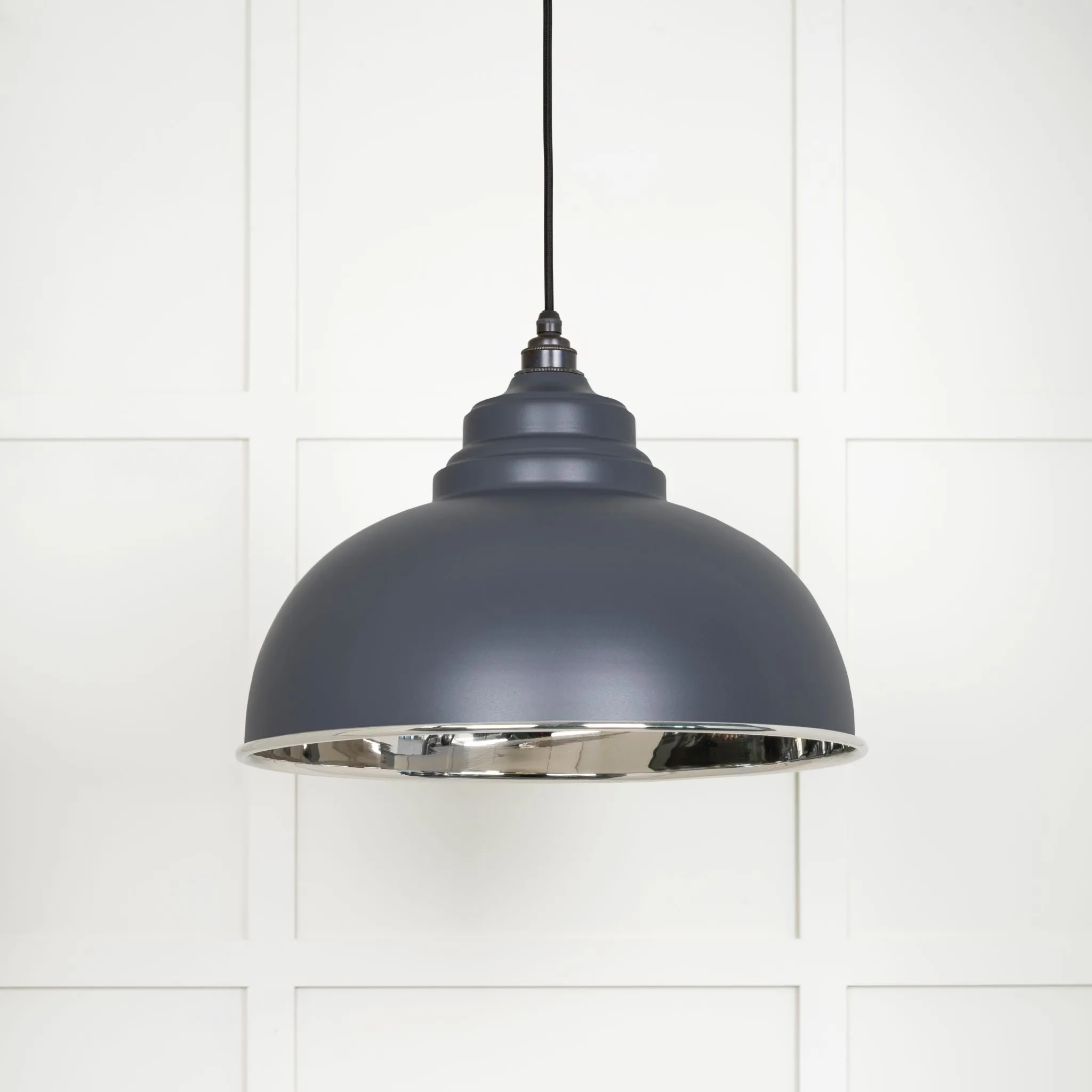 From The Anvil Smooth Nickel Harborne Pendant Light