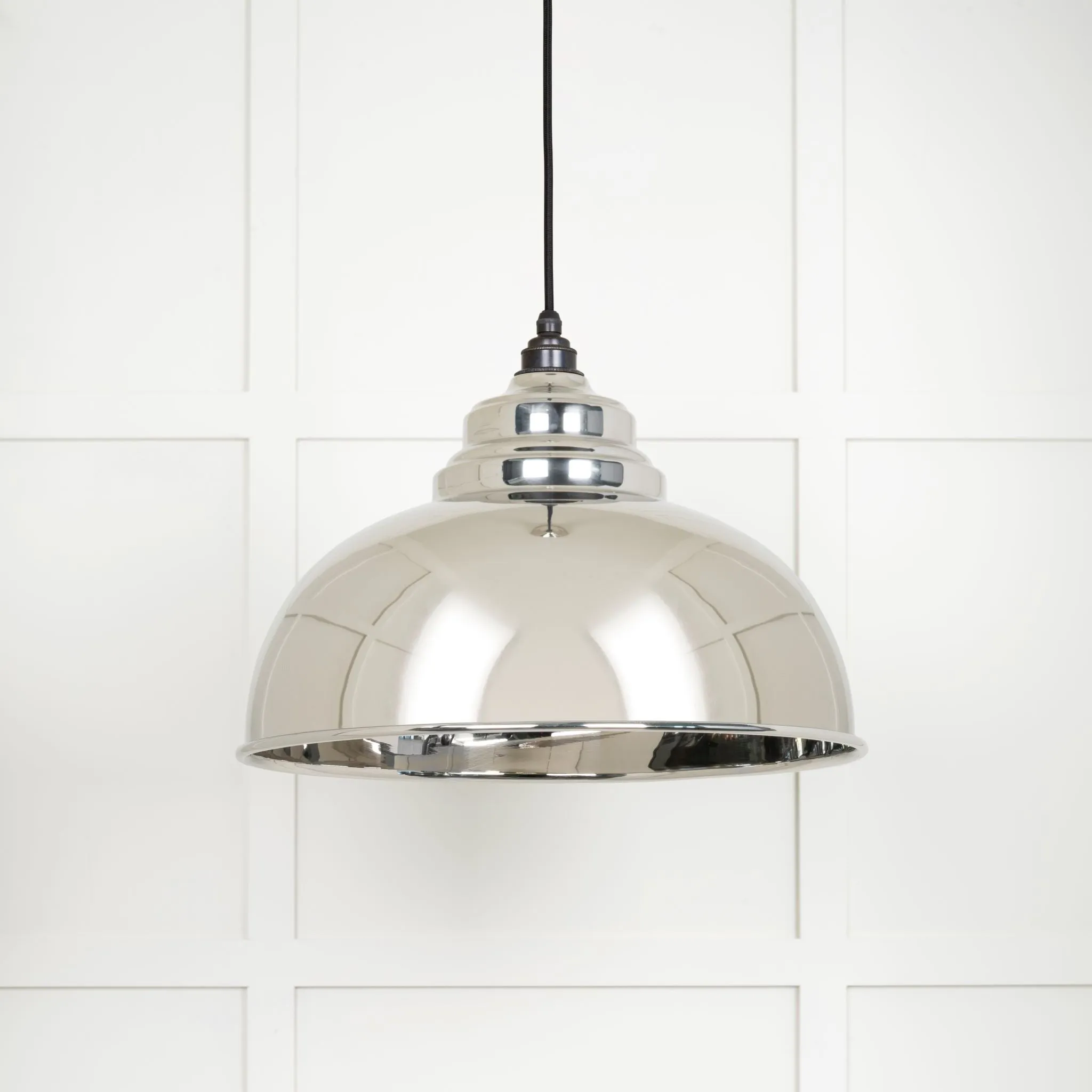 From The Anvil Smooth Nickel Harborne Pendant Light
