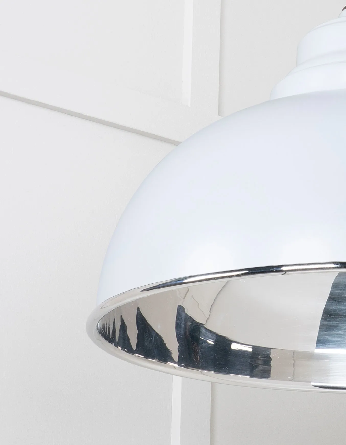 From The Anvil Smooth Nickel Harborne Pendant Light