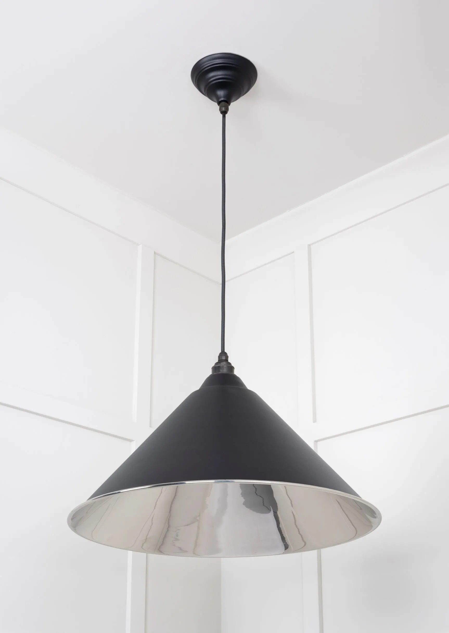 From The Anvil Smooth Nickel Hockley Pendant Light