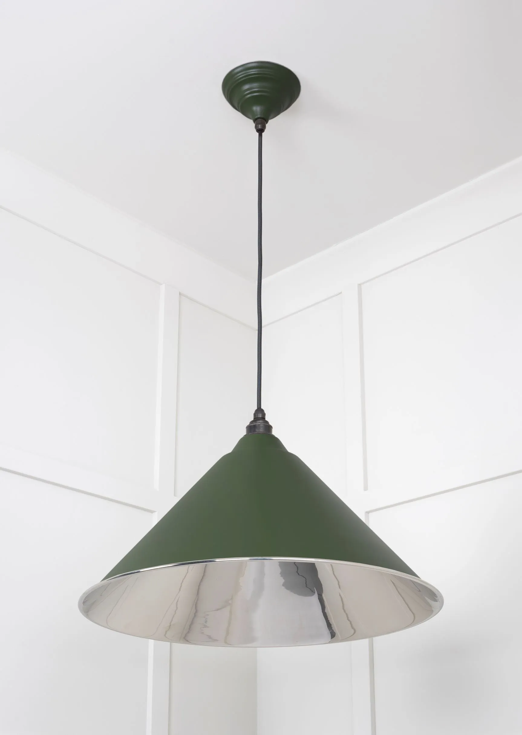 From The Anvil Smooth Nickel Hockley Pendant Light