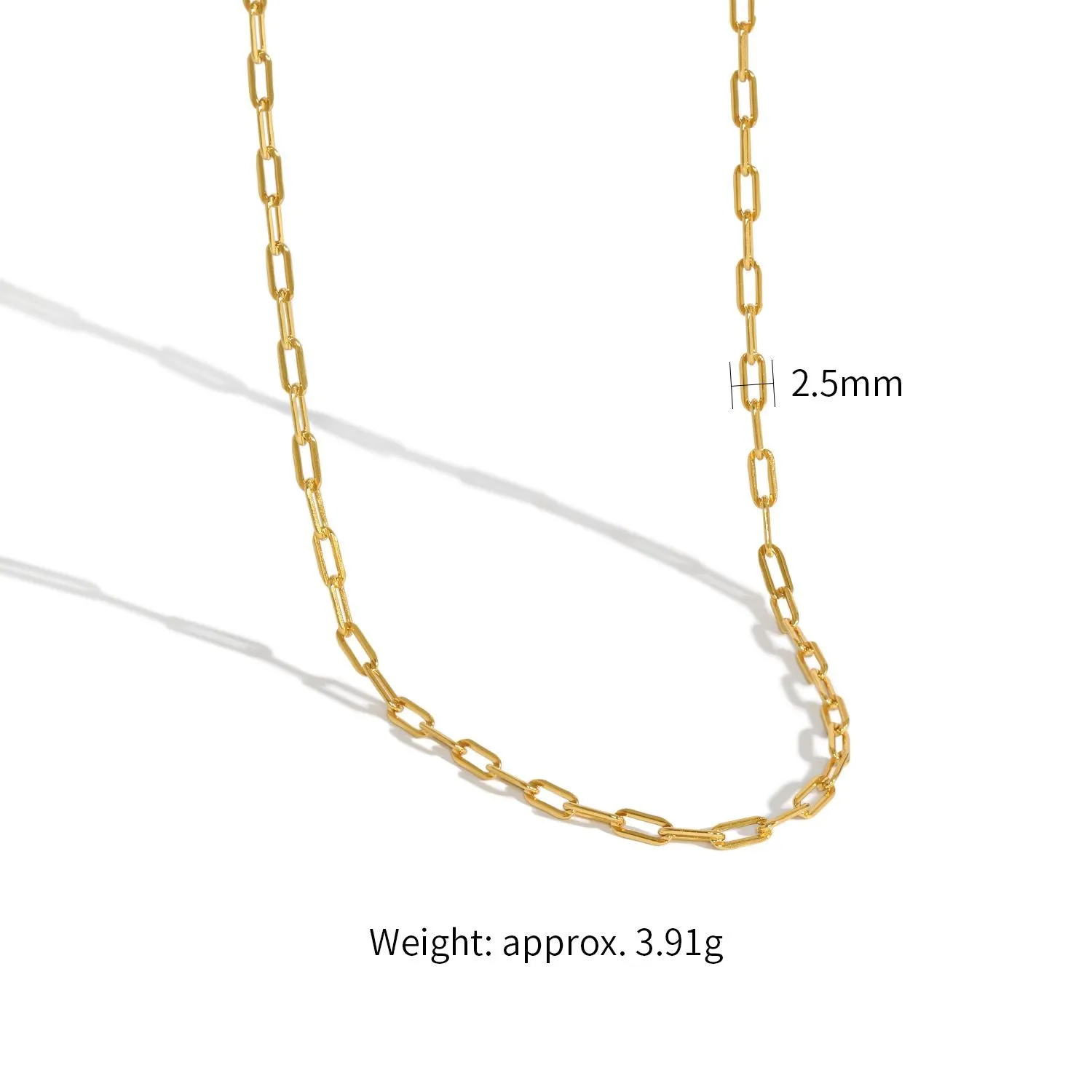 Geometry Collection Necklace in Sterling Silver and Gold