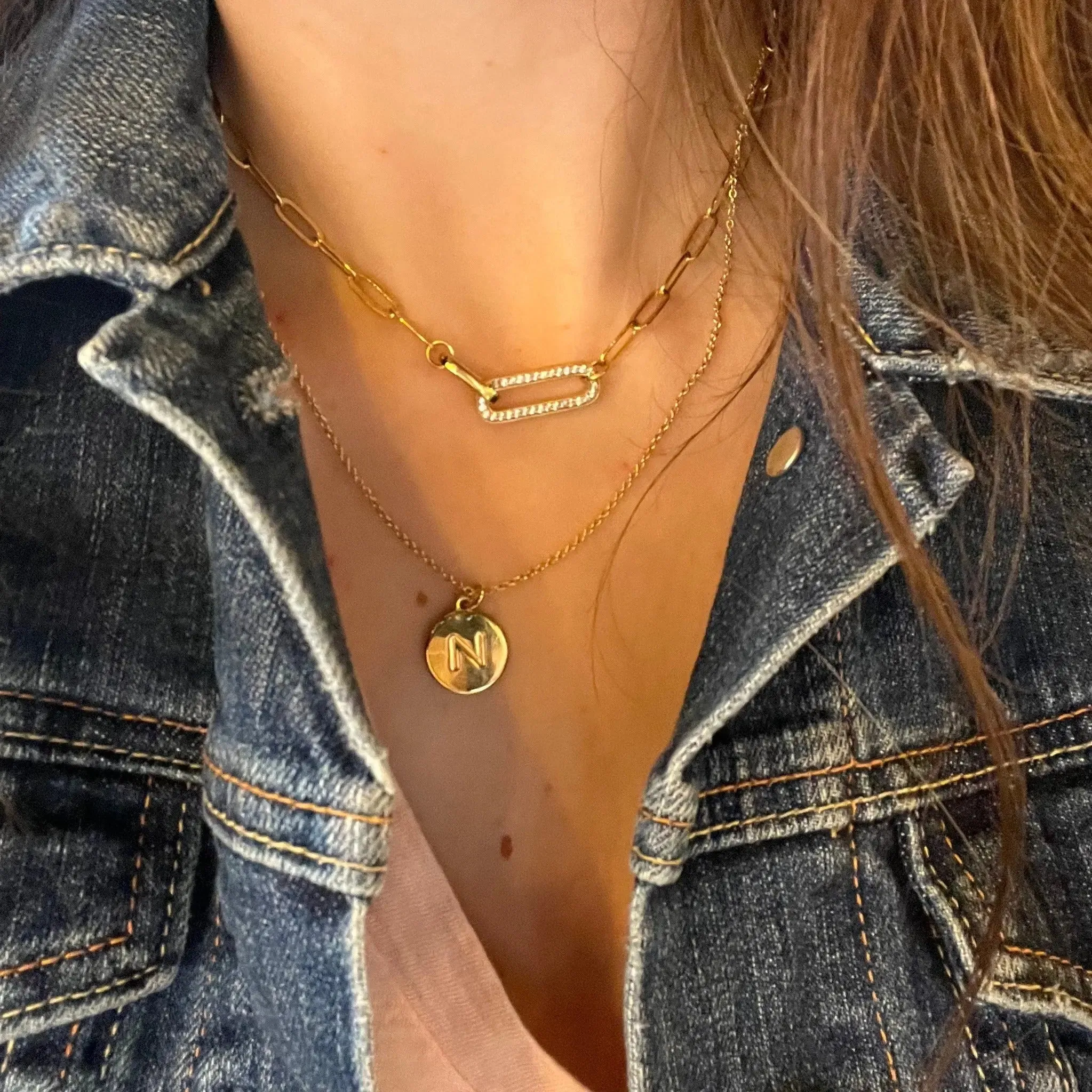 Glitter and Gold Necklace