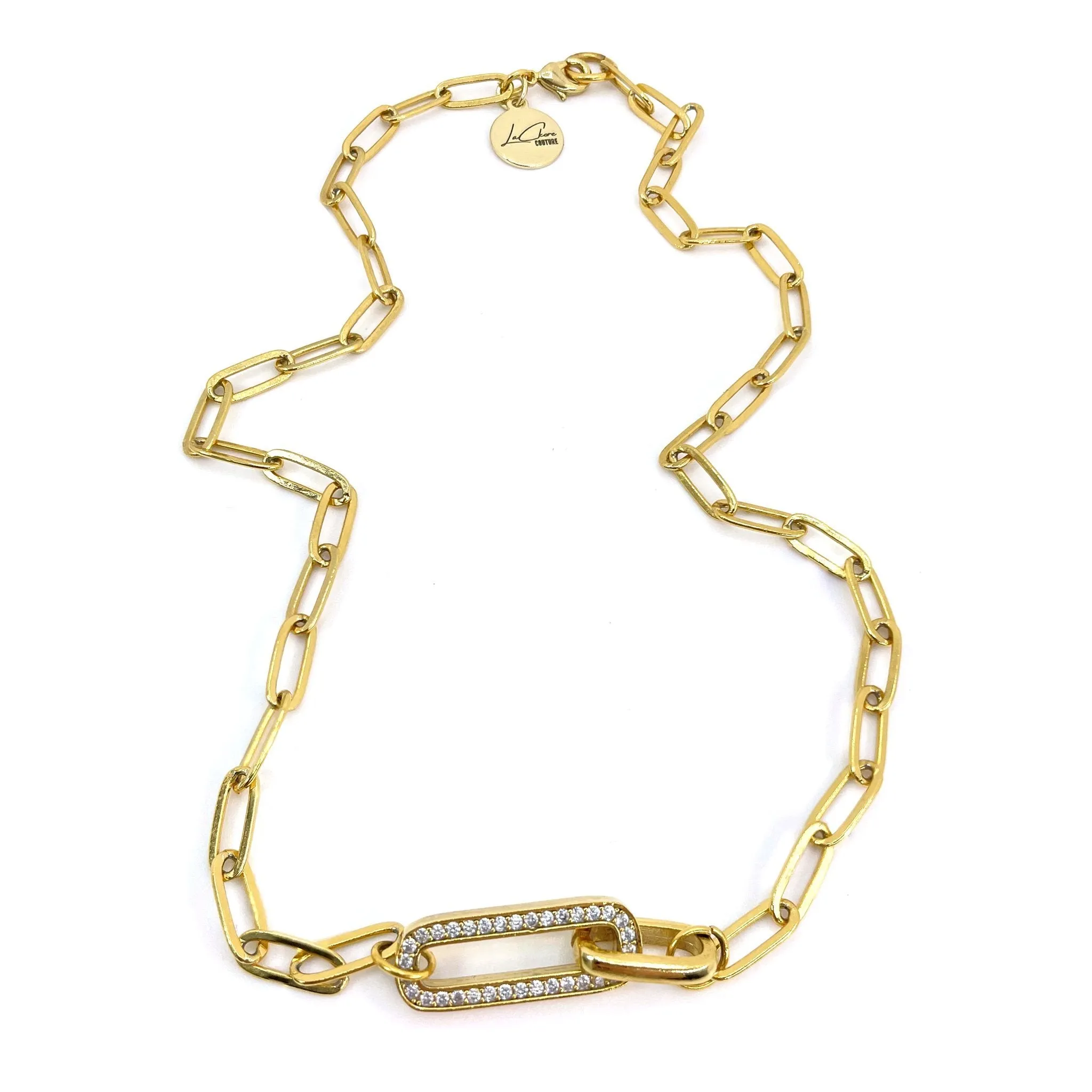 Glitter and Gold Necklace