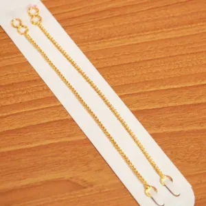 Gold danglers-drops