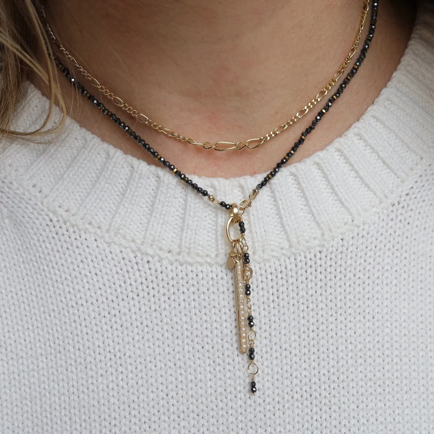 Gold Figaro Chain Necklace
