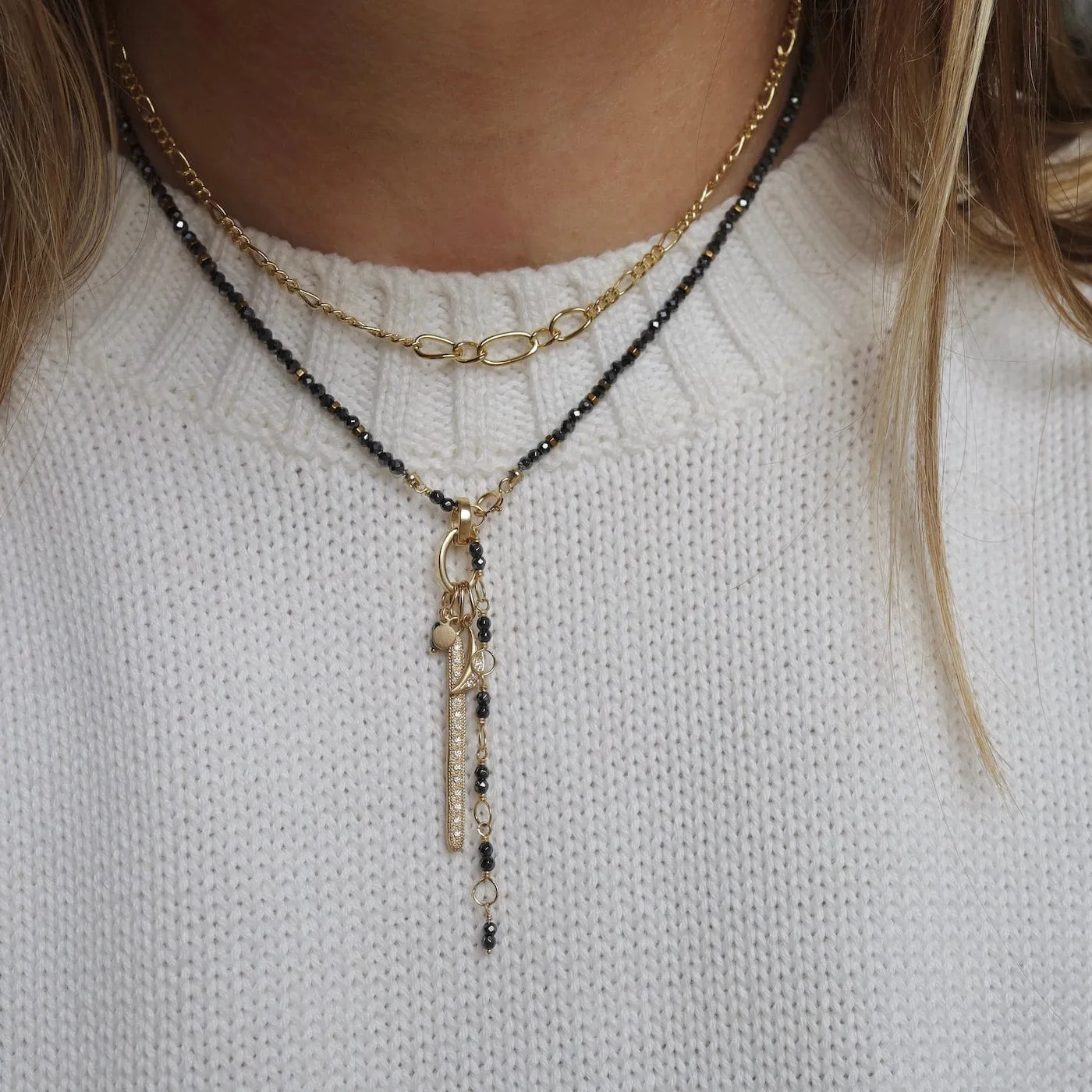 Gold Figaro Chain Necklace