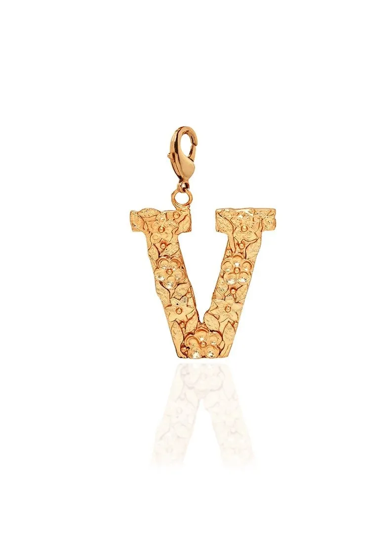 Gold Plated Alphabet Pendant